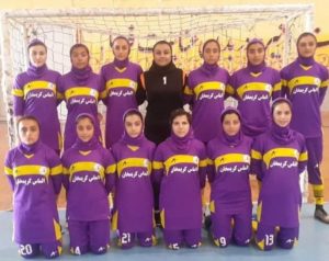 اسپانسرینگ در مسابقات لیگ برتر جوانان کشور فوتسال دختران